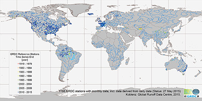 GRDC climate sensitive stations.