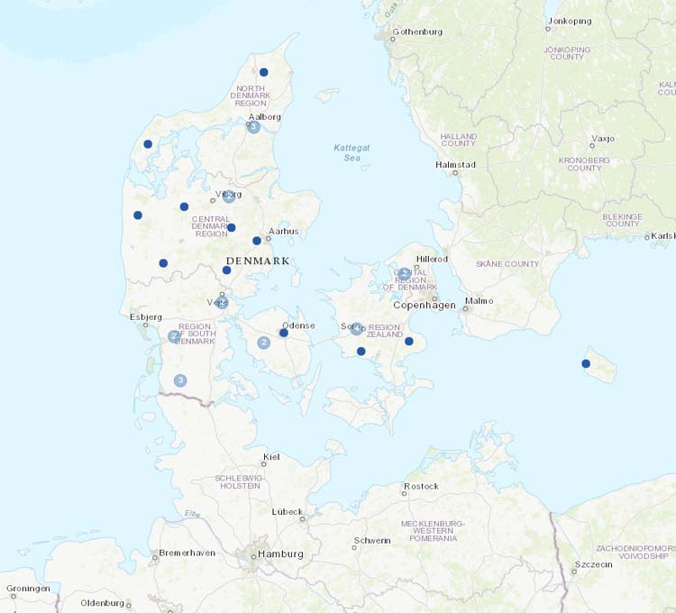 New stations from Denmark.