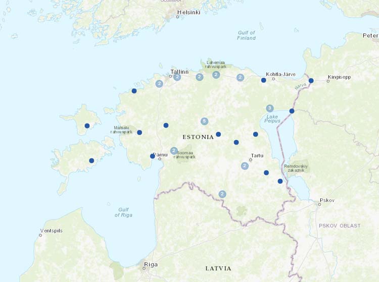 New stations from Estonia.