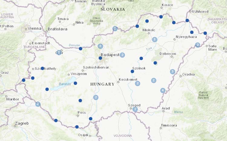 New stations from Hungary.