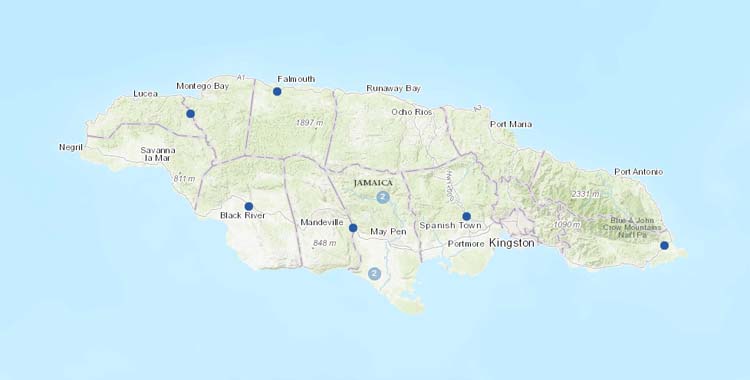 New stations from Jamaica.