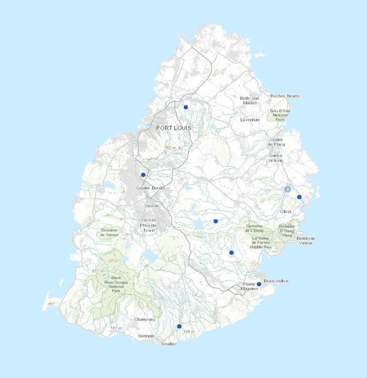 New stations from Mauritius.