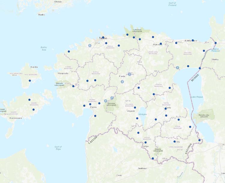 New stations from Estonia.