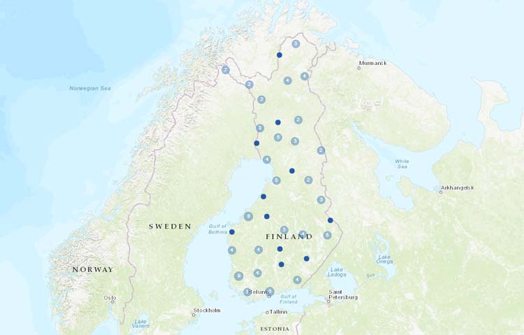 New stations from Finland.