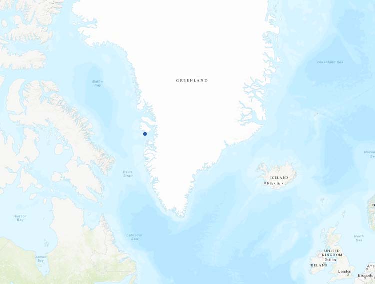 New stations from Greenland.