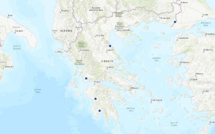 New stations from Greece.