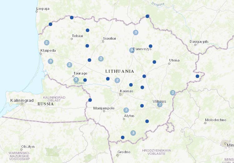 New stations from Lithuania.