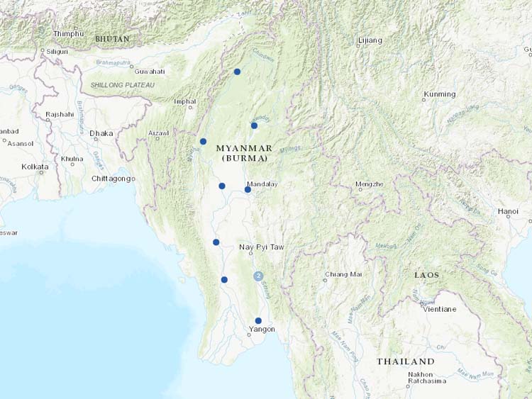 New stations from Myanmar.