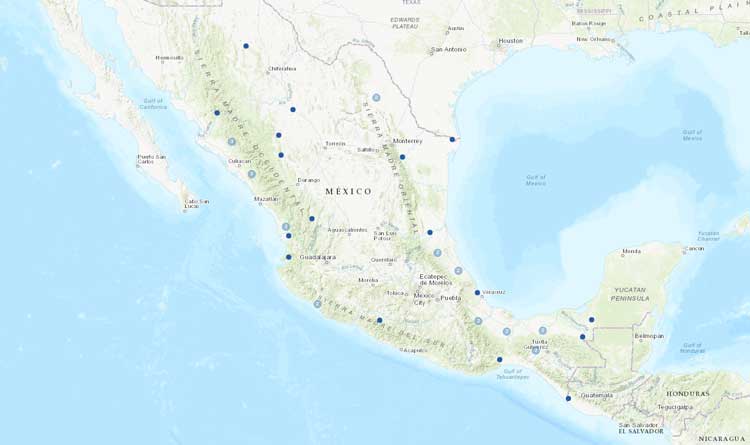 New stations from Mexico.