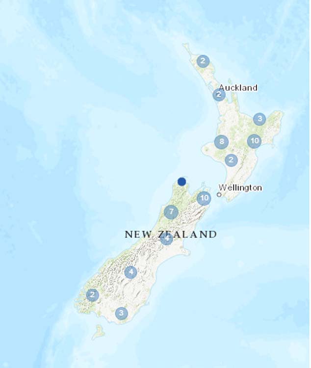 New stations from New Zealand.