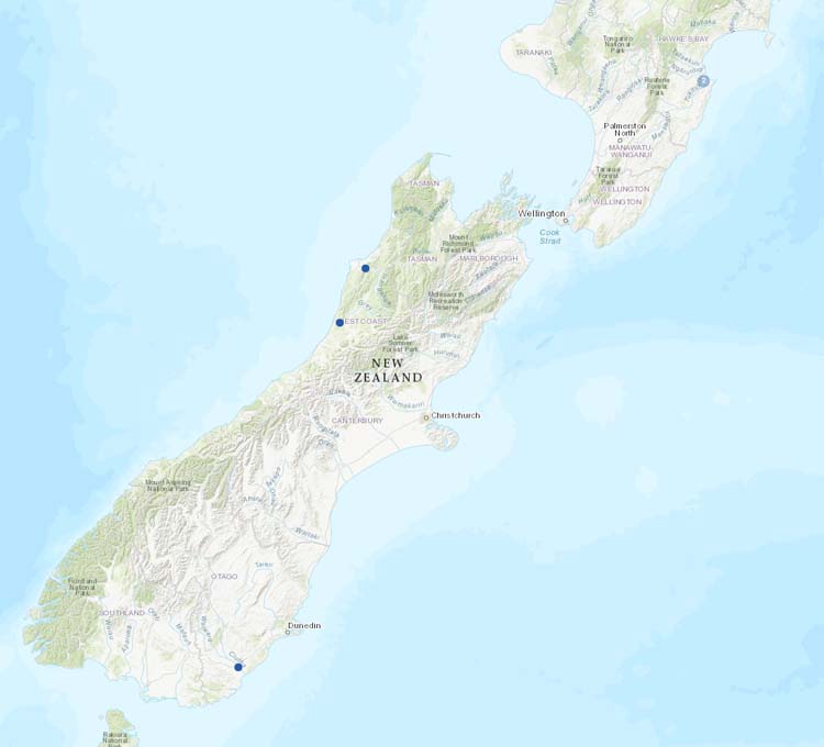 New stations from New Zealand.