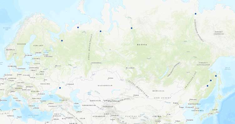 New stations from Russia.