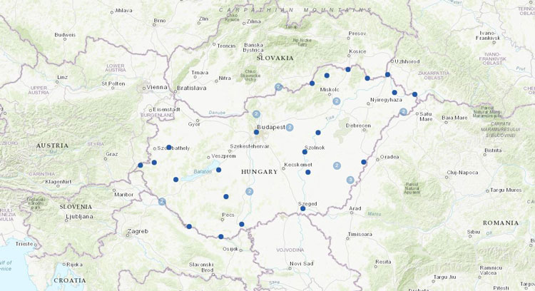 New stations from Hungary.