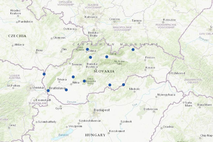 New stations from Slovakia.