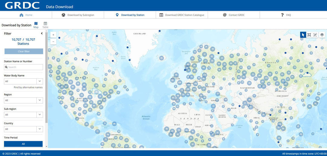 Data Portal – Global Runoff Data Centre