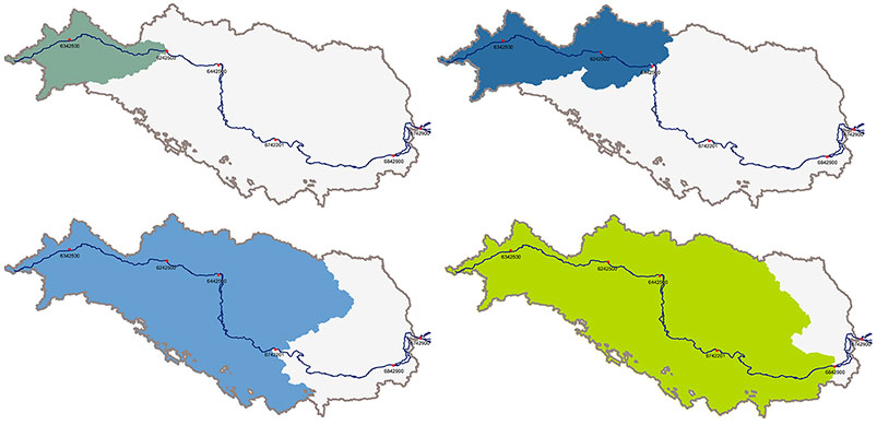 Watershed Boundaries of GRDC Stations.