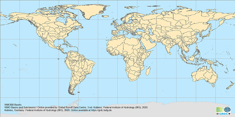 WMO Basins and Sub-basins