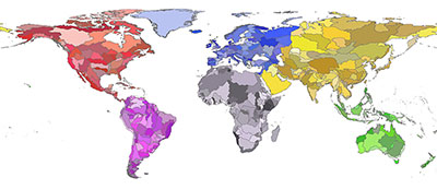 WMO Basins and Sub-Basins.